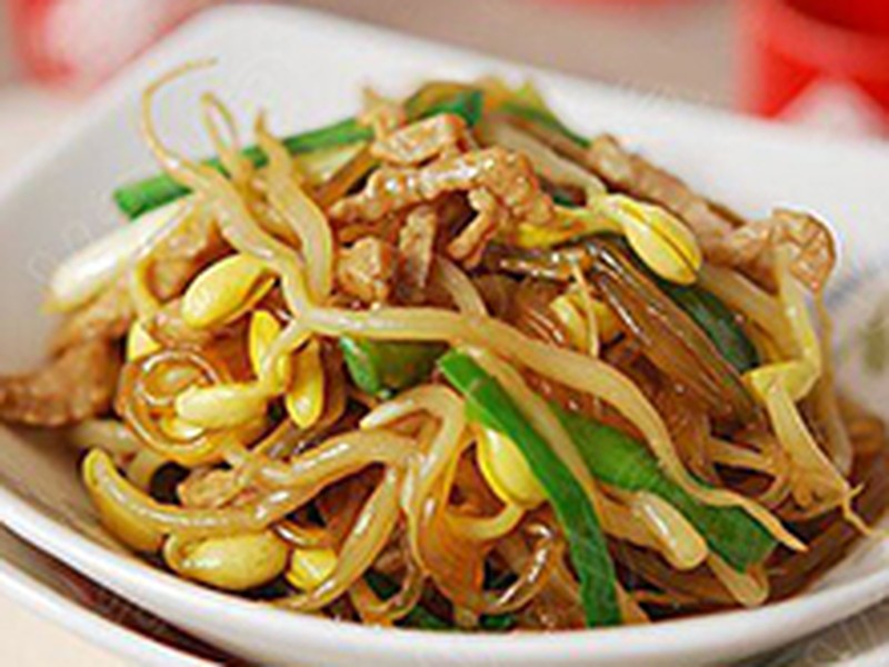 豆芽炒粉条