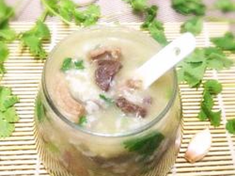猪心瘦肉粥