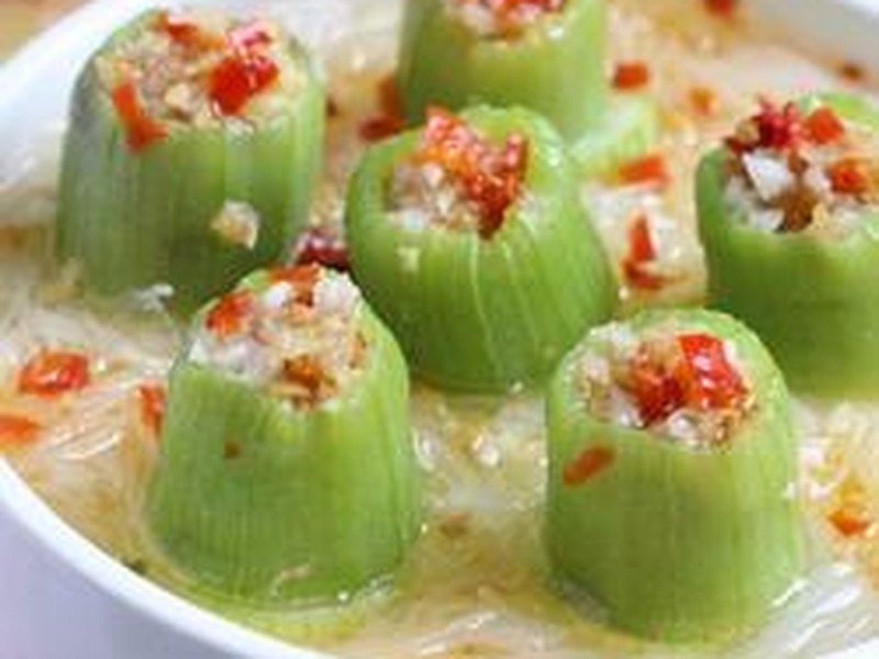 蒜蓉粉丝蒸丝瓜