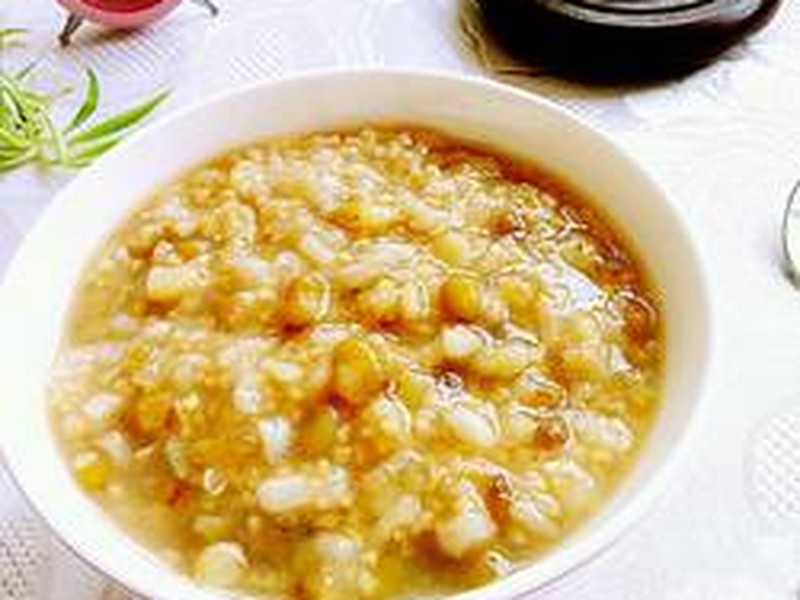 绿豆糯米粥