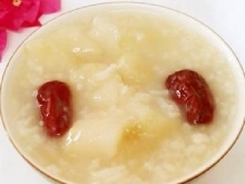 白心红薯粥