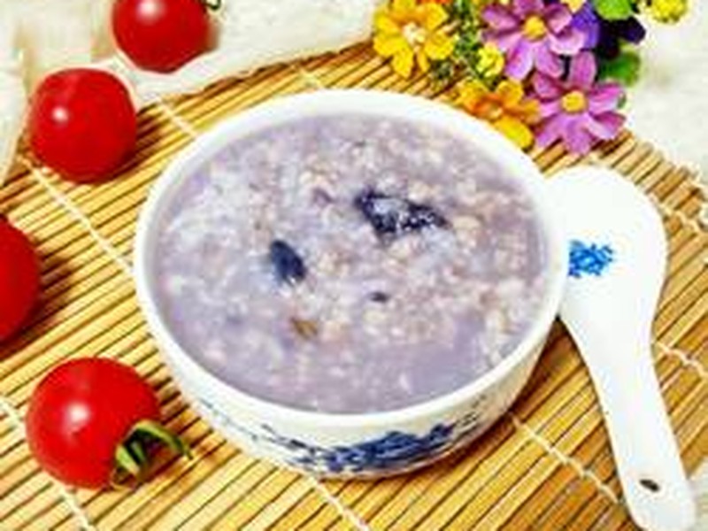 紫薯燕麦粥