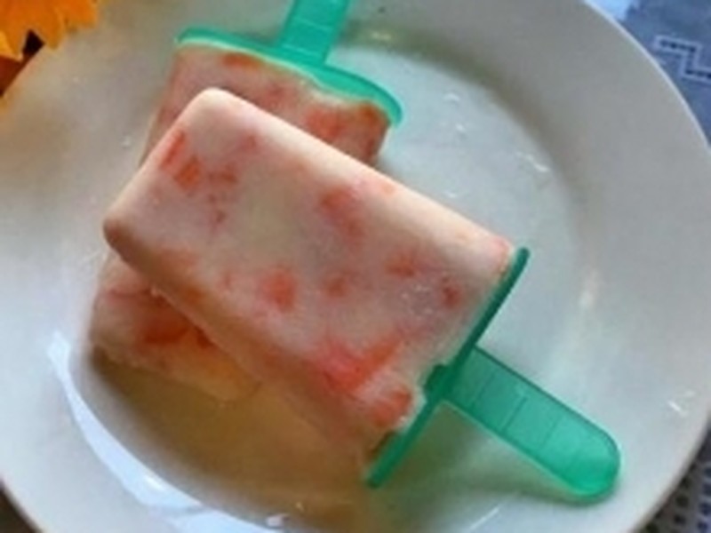 木瓜酸奶冰激淋